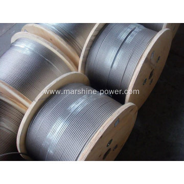 Bright Grease Oil Steel Wire Rope